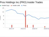 Pros Holdings Inc President & CEO Andres Reiner Sells 50,000 Shares