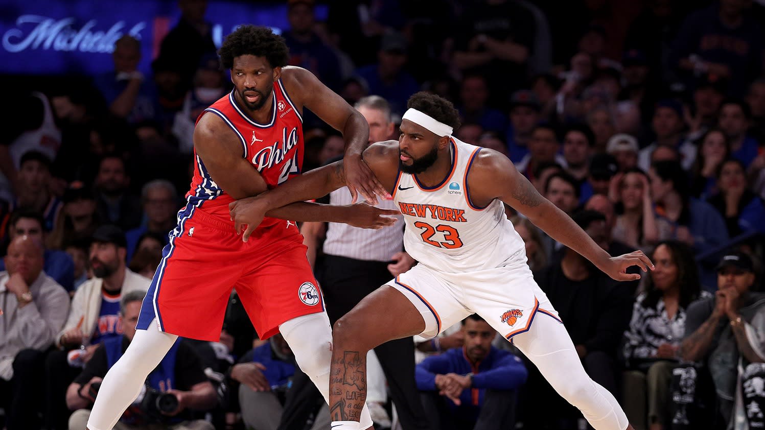 Knicks center Mitchell Robinson questionable for Game 4 vs. Sixers