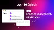 Dolby audio enhancements in Box