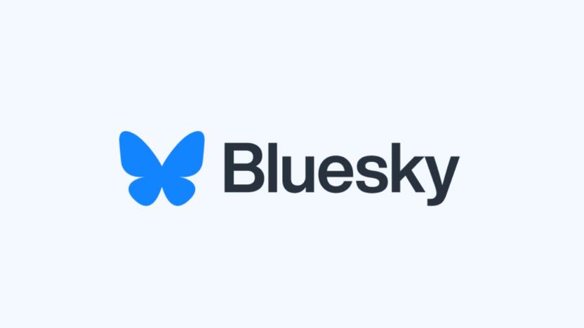 Bluesky's new logo, a blue butterfly