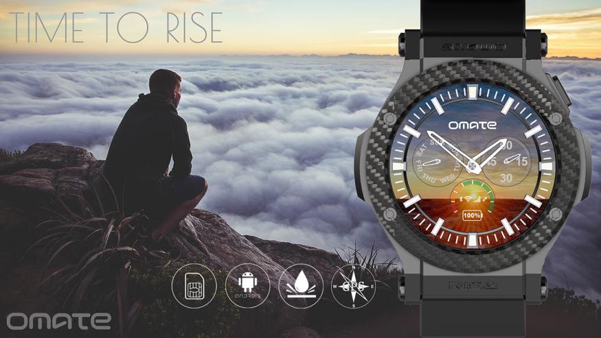 Omate Rise is a circular Android 3G smartwatch for just $200
