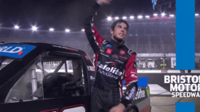 Chandler Smith celebrates first career Truck Series win at Bristol