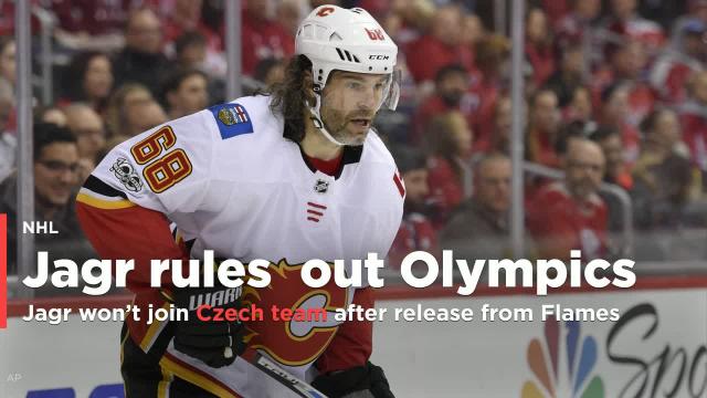 Ice hockey: Jagr rules out Olympic return due to fitness problems