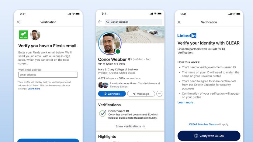 LinkedIn is adding new identity verification features.