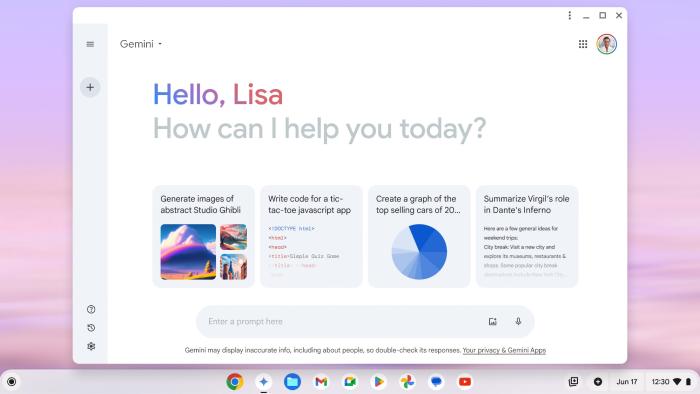 Gemini for ChromeOS