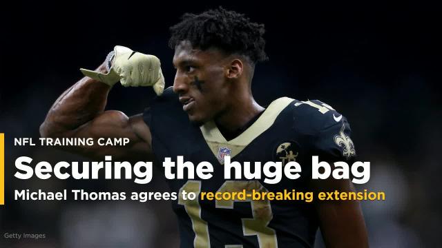 Michael Thomas agrees to record-breaking contract extension with Saints