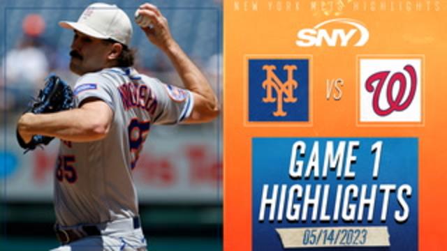 Mets vs Nationals Game 1 Highlights: Mets bats quiet in 3-2 loss