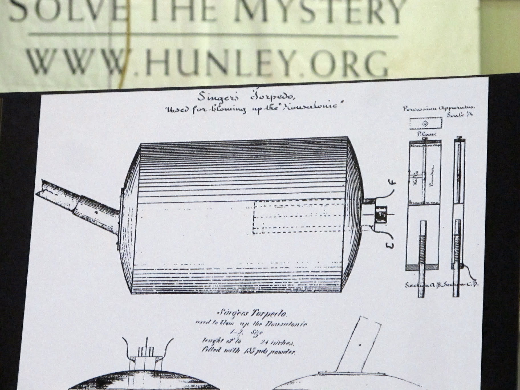 hl hunley submarine rough draft