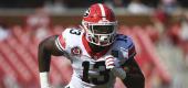 Georgia defensive back Azeez Ojulari. (AP)