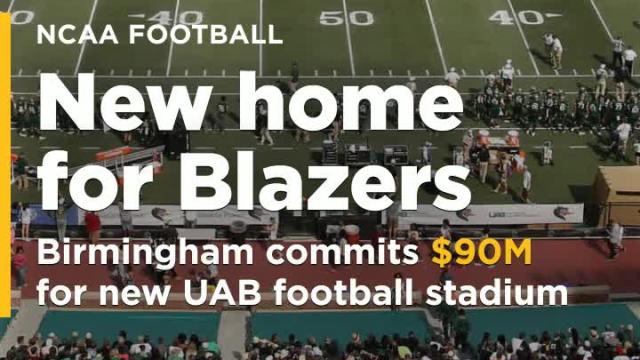 Birmingham City Council commits $90M in funding for new UAB football stadium