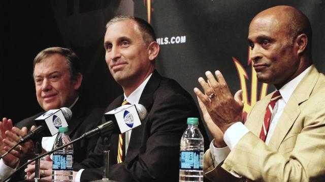 Arizona State basketball coach Bobby Hurley talks about his contract extension