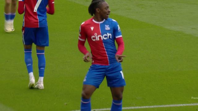 Eze smashes in Crystal Palace's second v. West Ham