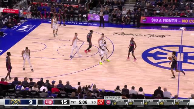 Top Plays from Detroit Pistons vs. Denver Nuggets