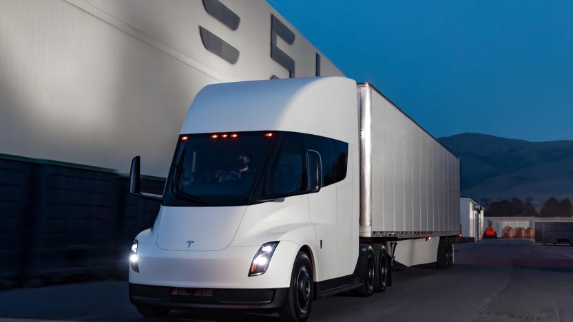 Tesla Semi at factory