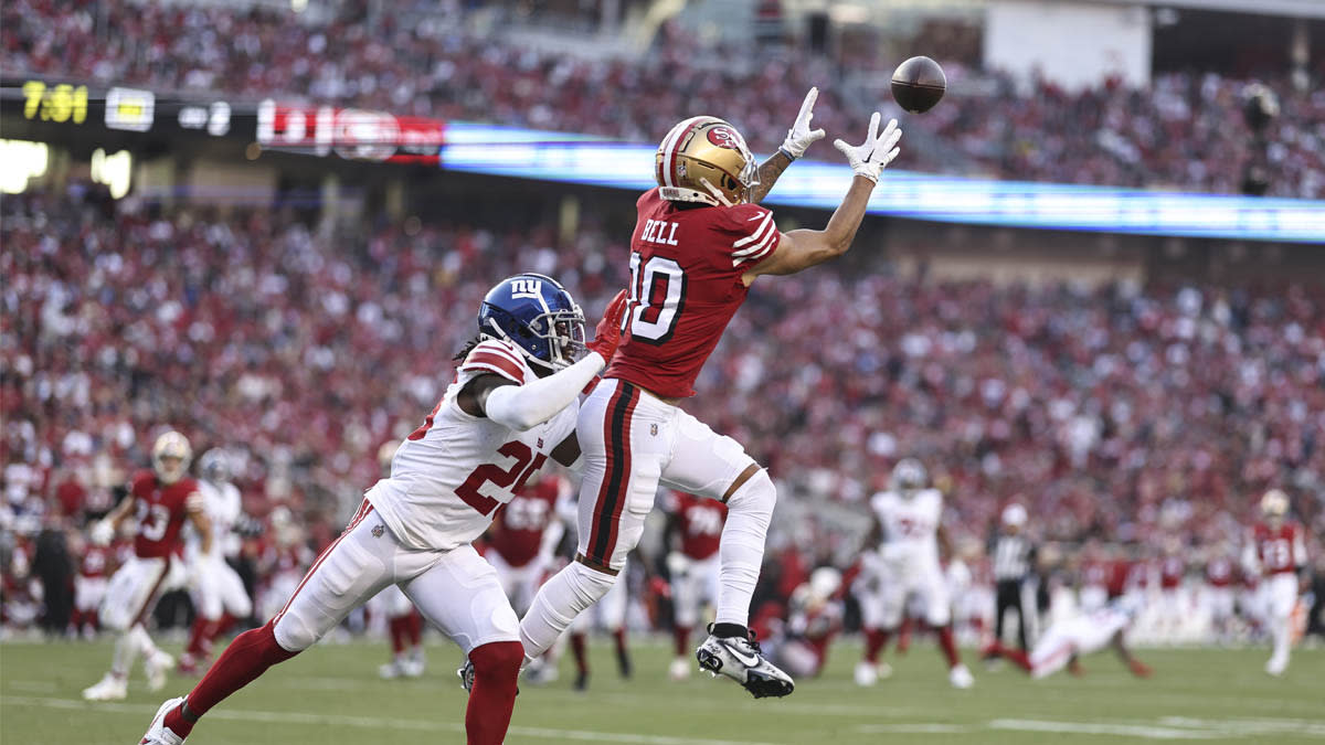 49ers' Bell reflects on ‘surreal' first NFL career TD vs. Giants