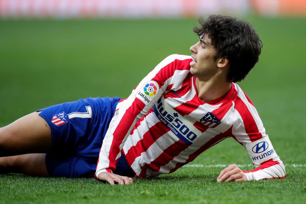 Atletico's Joao Felix suffers knee injury