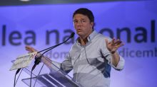 Renzi exhorta a su Partido Democrático a ser más humilde