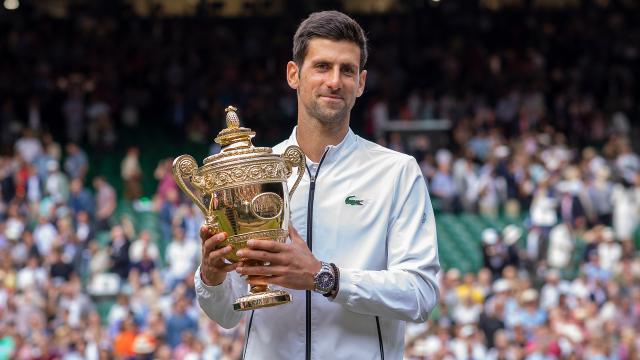 The Rush: Djokovic celebrates Wimbledon victory in truly bizarre fashion