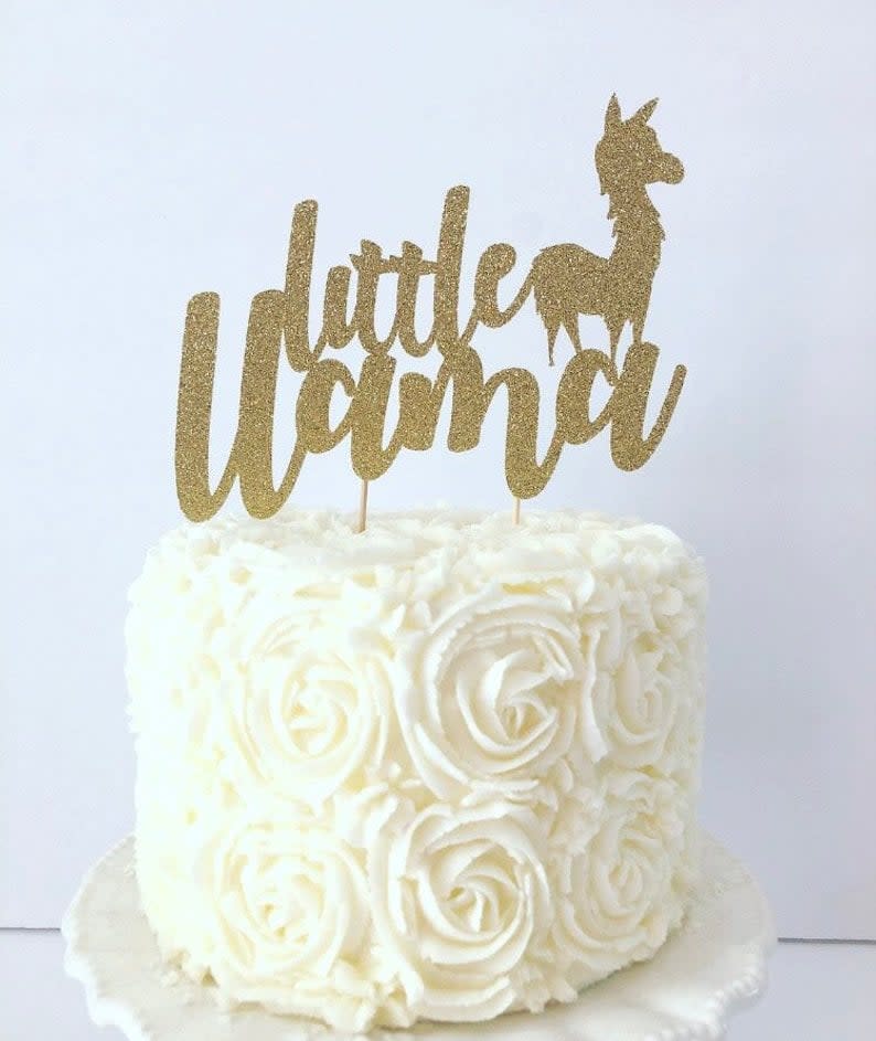 baby mama cake topper