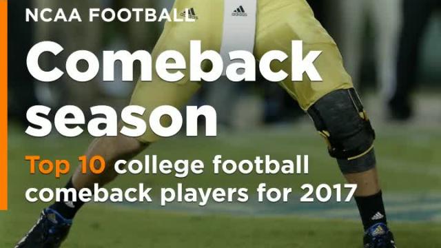 Top 10 college football comeback players for 2017