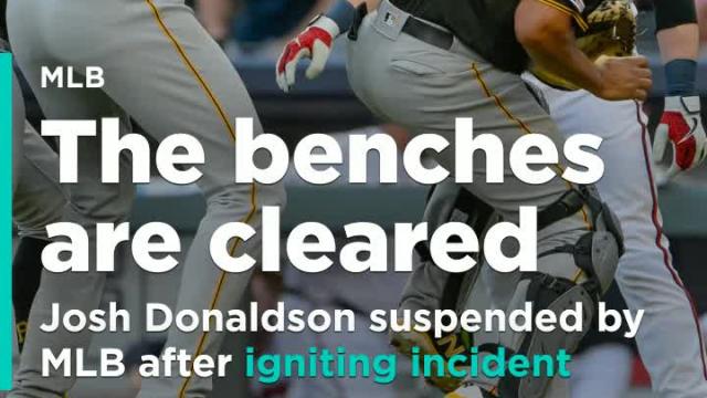 Josh Donaldson suspended by MLB after igniting benches-clearing incident vs. Pirates