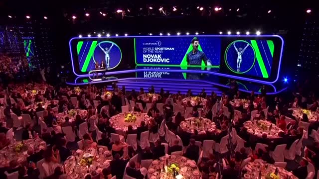 Emotional scenes as Vonn, Djokovic and Biles win Laureus Awards