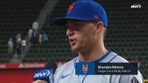 Brandon Nimmo on how much credit Grimace gets for the Mets' recent run and offensive explosion