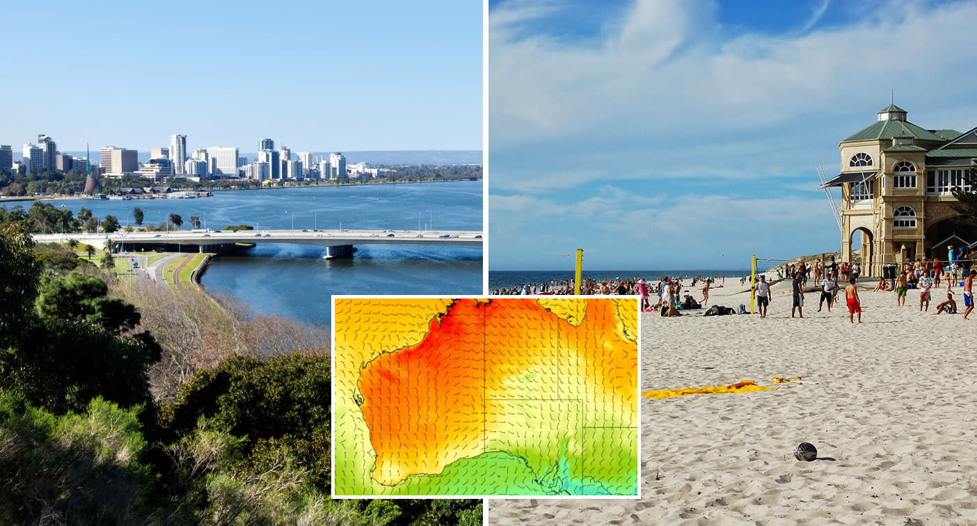 Perth weather Recordbreaking August 28degree day forecast