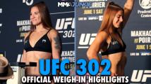 UFC 302 weigh-in results: One fighter misses, but Makhachev and Poirier set for headliner