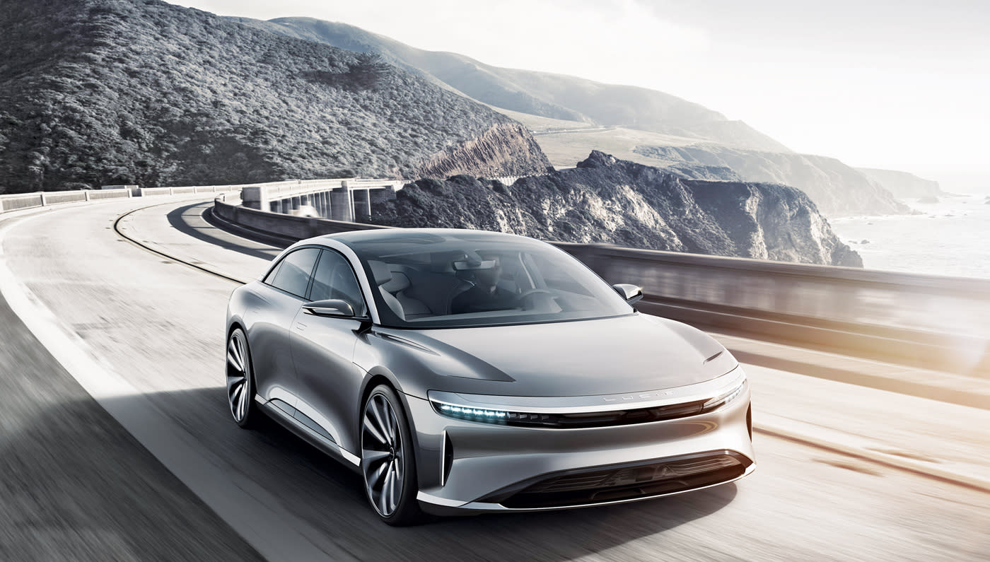 The Lucid Air, a 1,000 hp Electric Car, Makes Its Debut