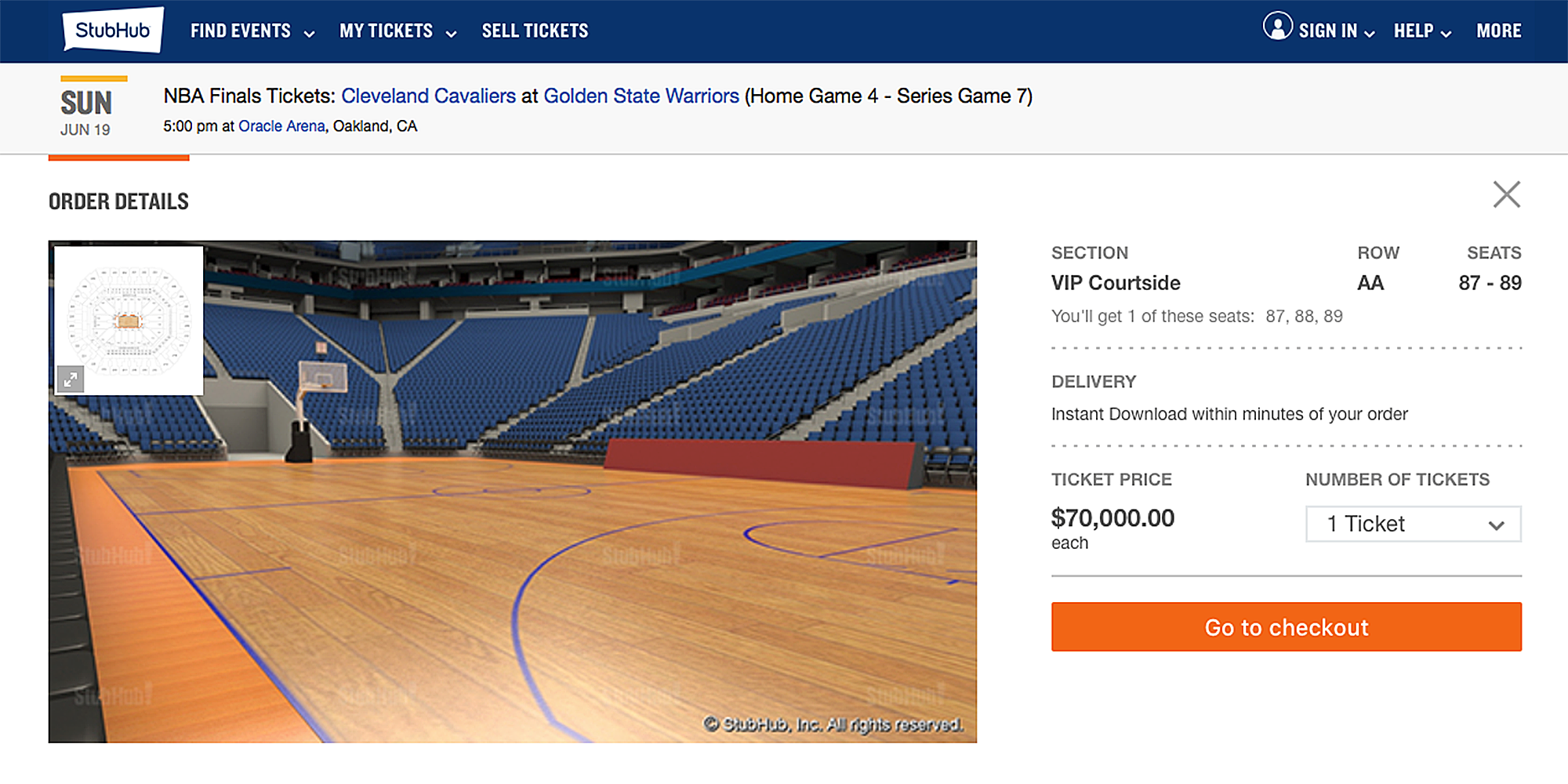 Tickets for the NBA Finals Game 7 are going for unreal prices