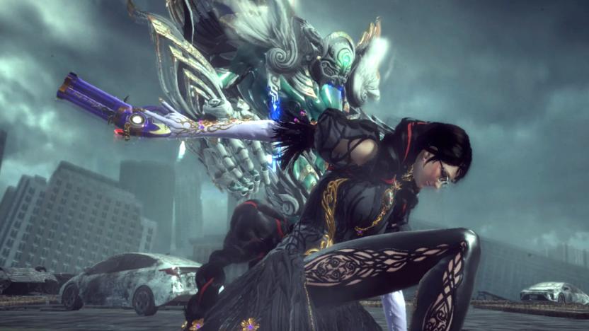 A shot from Bayonetta 3.