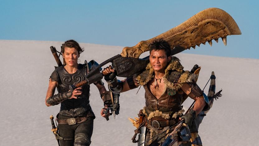 Milla Jovovich and Tony Jaa in the 'Monster Hunter' movie