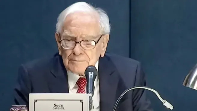 Warren Buffett hosts shareholders and answers questions at the Berkshire Hathaway annual meeting in Omaha, Nebraska.