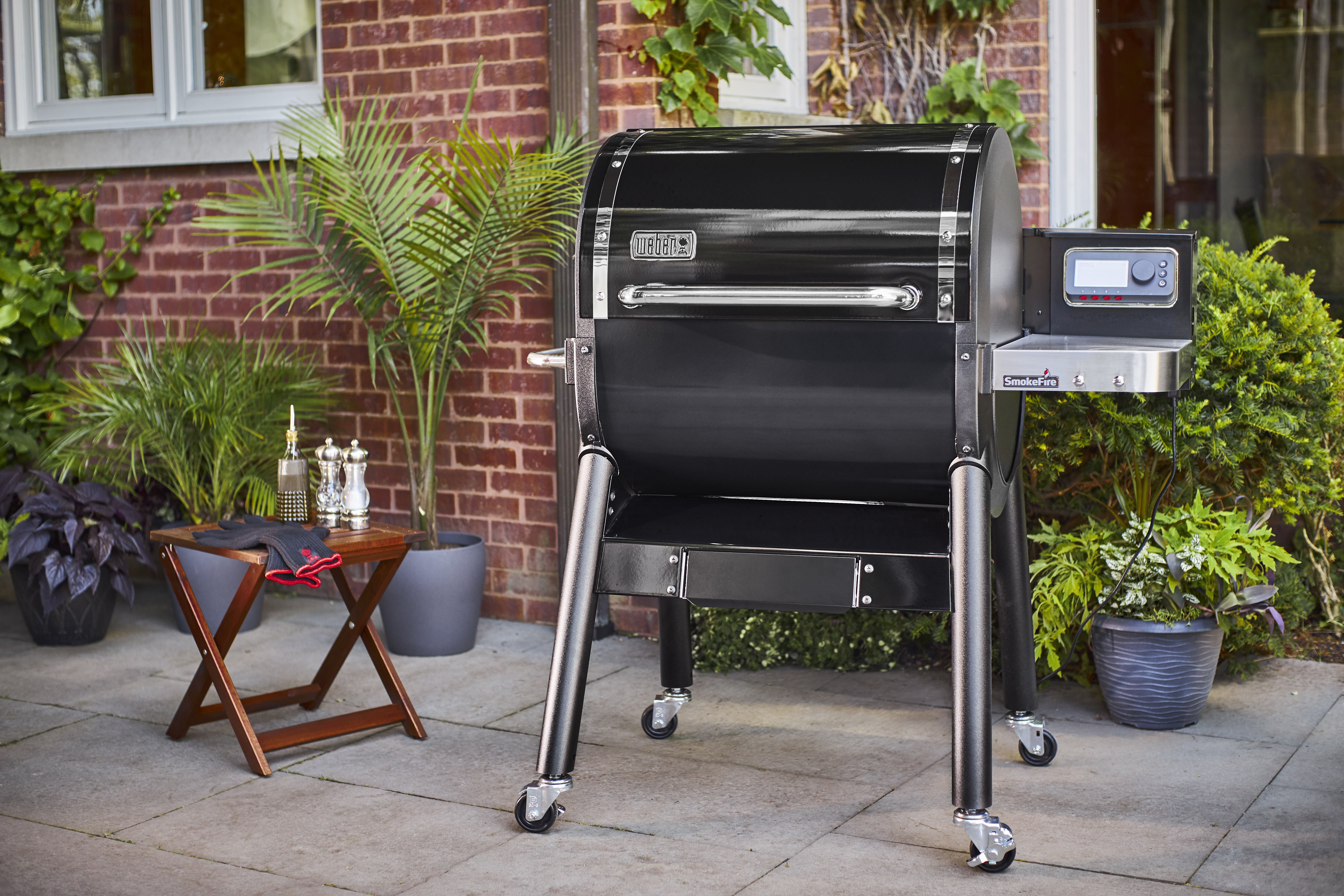 Weber's new SmokeFire pellet grill uses June technology for smart cooking