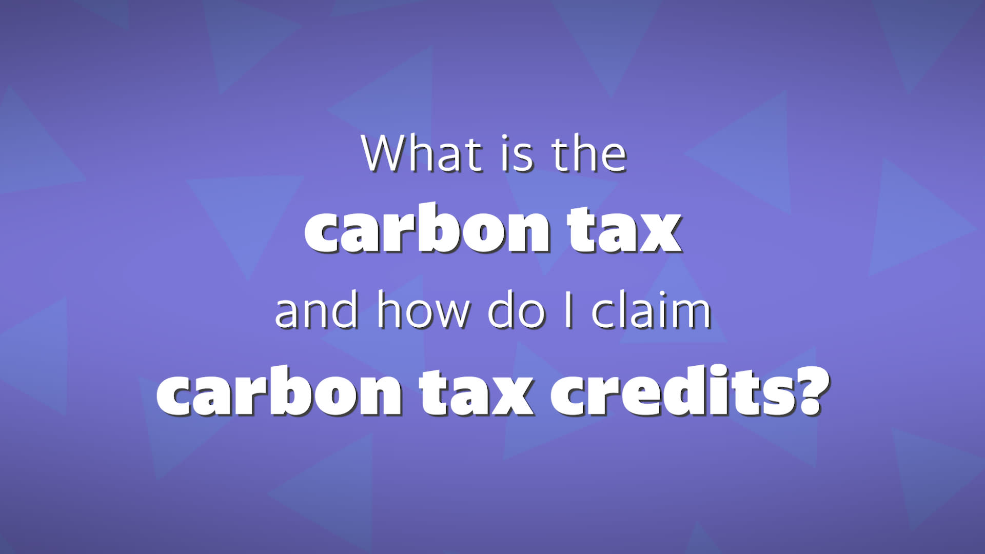 Do We Get A Carbon Tax Rebate