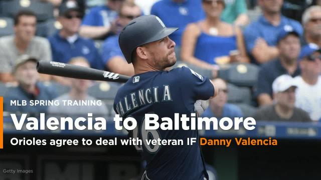 Orioles agree to deal with veteran infielder Danny Valencia