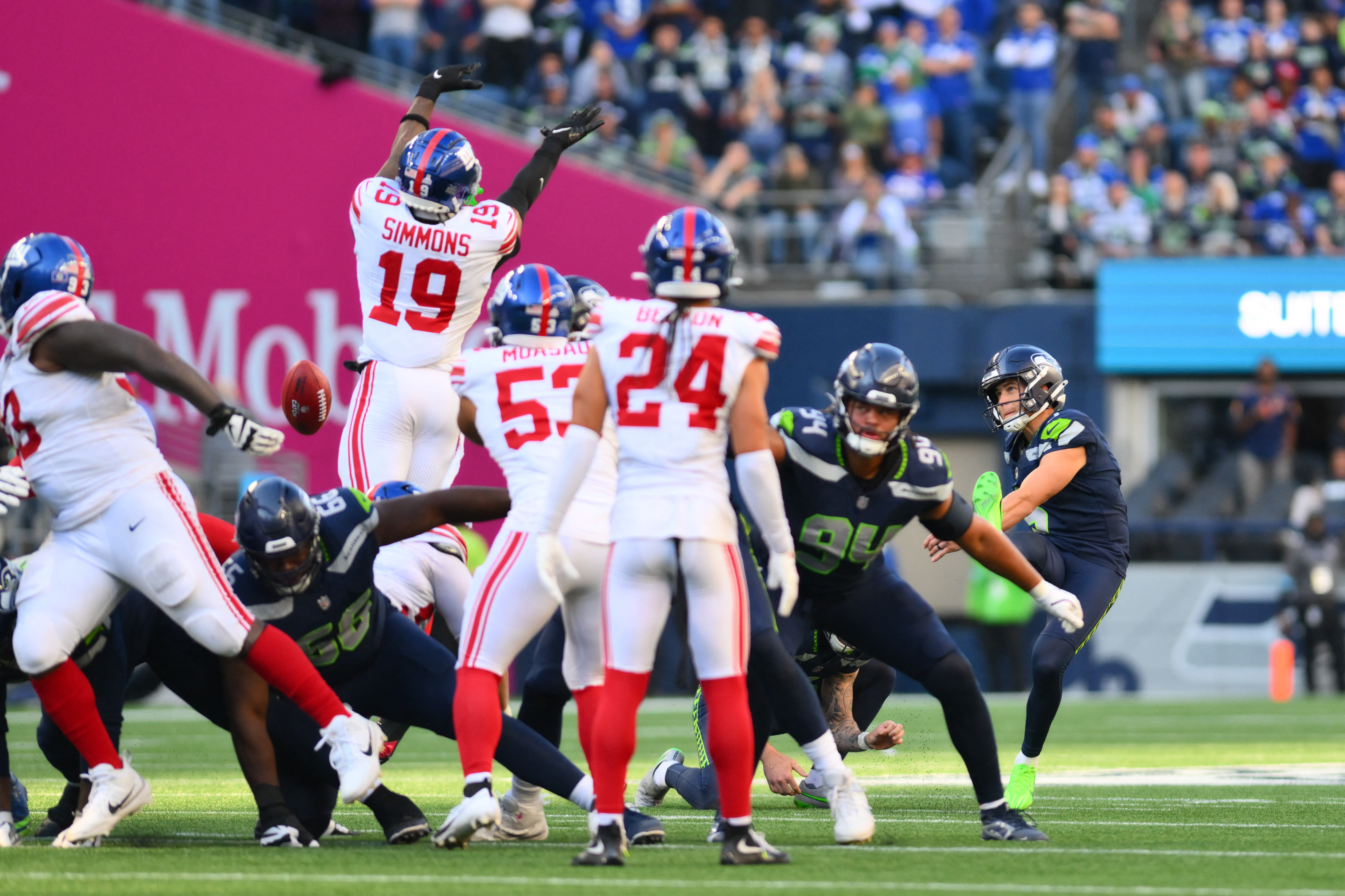 Why was the Giants' game-winning field goal block against the Seahawks allowed to count?