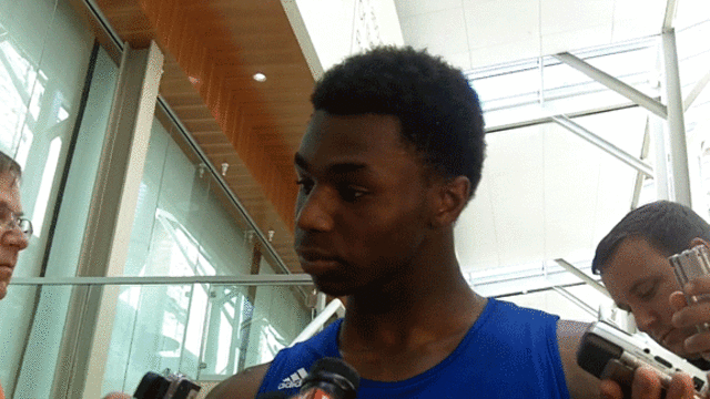 Wiggins talks about playing in front of crowd