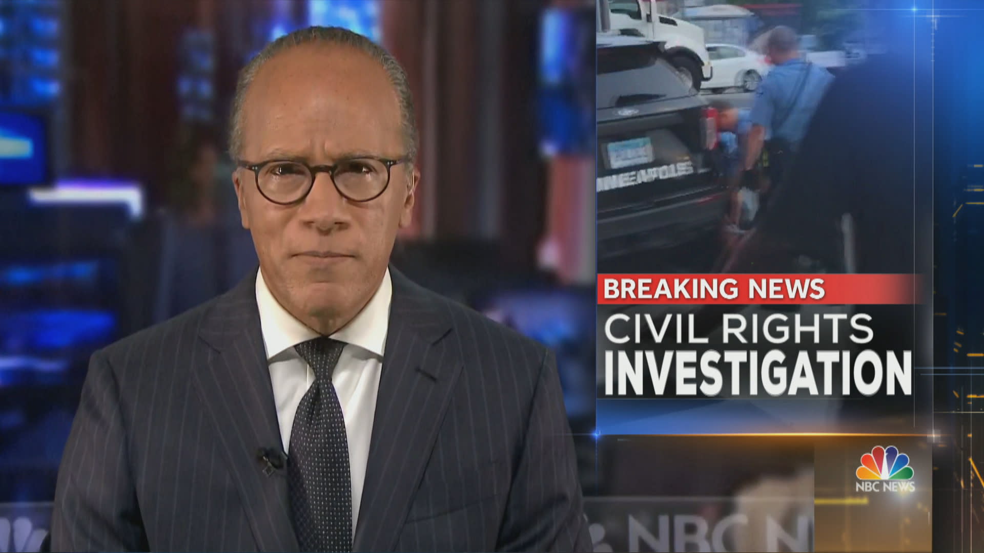 ‘Nightly News’ Host Lester Holt Is Reporting on America’s ‘Pain’ Beyond