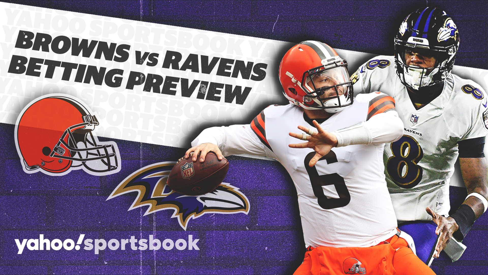 Cleveland Browns play the Baltimore Ravens Sunday