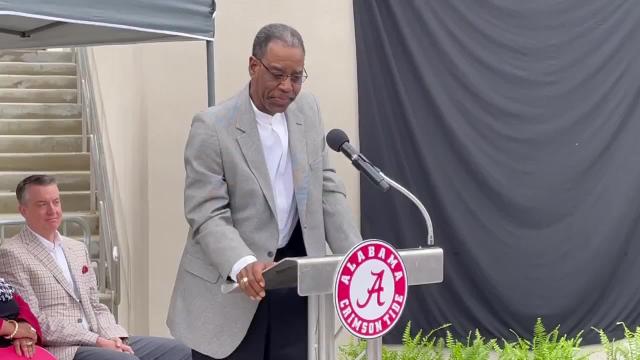 See John Mitchell get emotional being honored as one of 1st Alabama football Black players