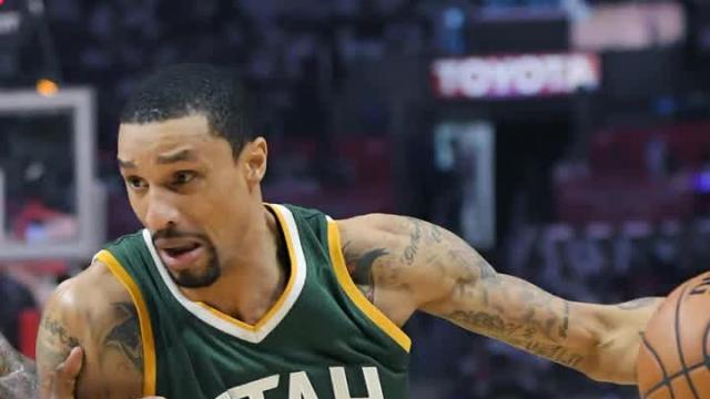 George Hill out for Jazz-Warriors Game 2 with toe injury