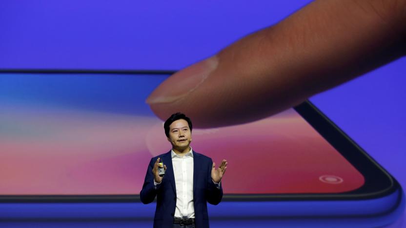 Xiaomi founder and CEO Lei Jun attends a launch ceremony of the new flagship phone Xiaomi Mi 9 in Beijing, China February 20, 2019. REUTERS/Jason Lee     TPX IMAGES OF THE DAY