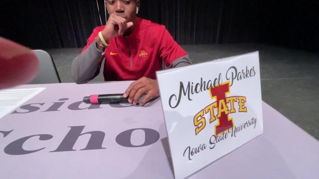 Bayside's Michael Parkes on signing with Iowa State