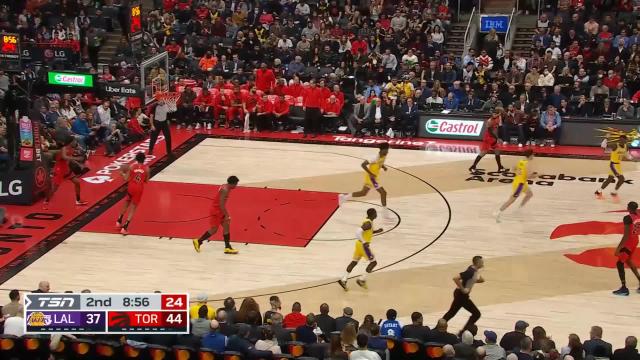 Damian Jones with a dunk vs the Toronto Raptors