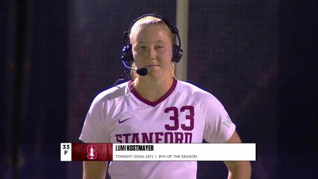 Stanford's Lumi Kostmayer 'focusing on having fun' in stellar freshman season