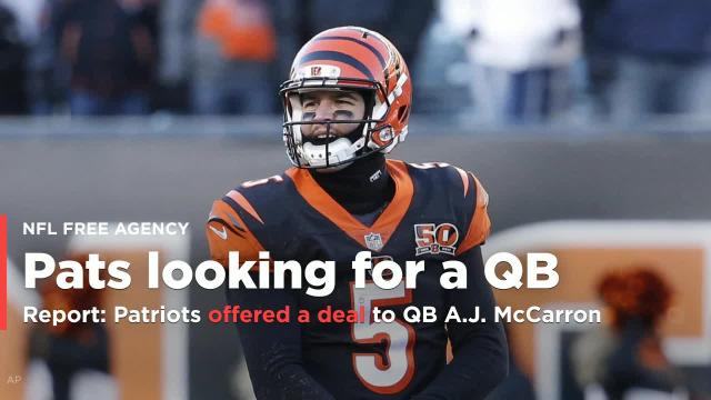 Report: Patriots offered a deal to A.J. McCarron