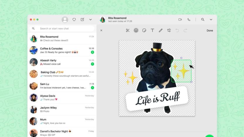 WhatsApp web sticker creator