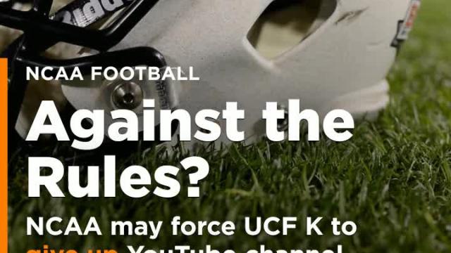 UCF kicker says NCAA rules may force him to give up thriving YouTube channel